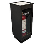 PORTA EXTINGUIDOR METALICO NEGRO CPO-57